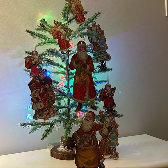 Christmas Ornaments Card Board Printed Image Santa Christmas ornaments - Picture 8 of 16